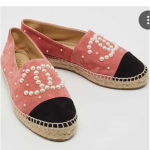 New Pearl pink Chanel Espadrilles